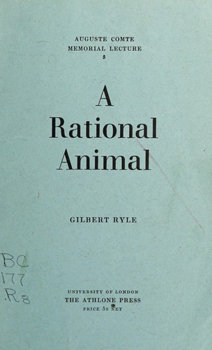 A rational animal.