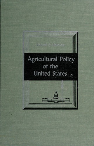 Agricultural policy of the United States.