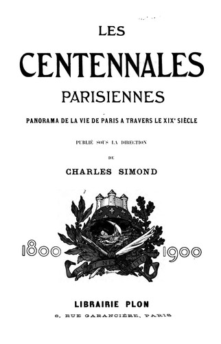 Paris de 1800 à 1900.