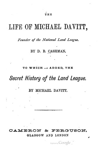 The life of Michael Davitt